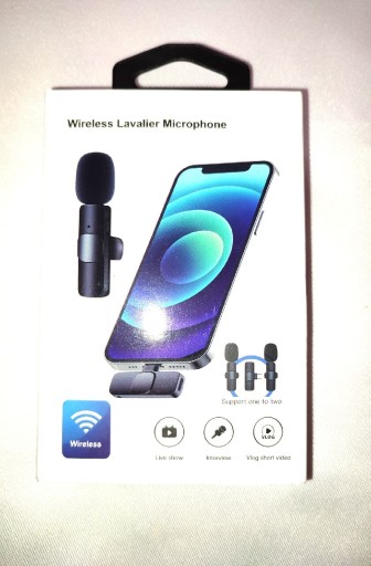 Zdjęcie oferty: Bezprzewodowy mikrofon do telefonu komórkowego 