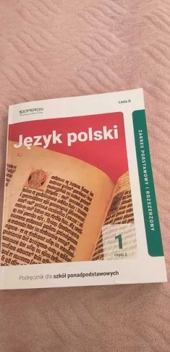 Zdjęcie oferty: Język polski 1 część 2 Operon Liceum Technikum 