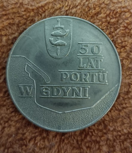 Zdjęcie oferty: 10 złotych - 50 Lat Portu W Gdyni - 1972 rok