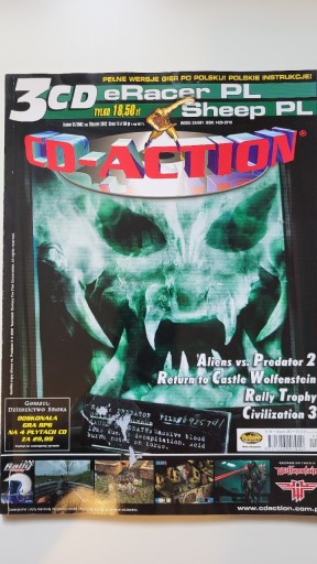 Zdjęcie oferty: CD ACTION 01/2002 czasopismo o grach