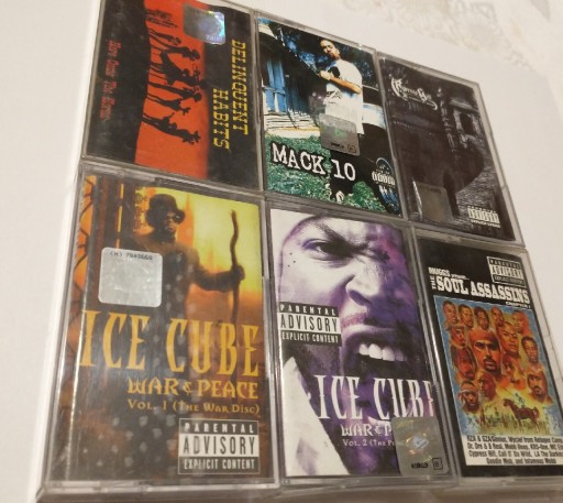 Zdjęcie oferty: Ice Cube Mack 10 Cypress Hill Delinquent Habits mc