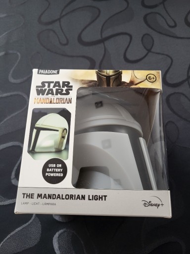 Zdjęcie oferty: Lampka nocna Star Wars Mandalorian szara Paladone
