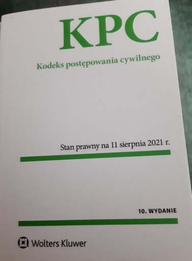 Zdjęcie oferty: Kodeks postępowania cywilnego 