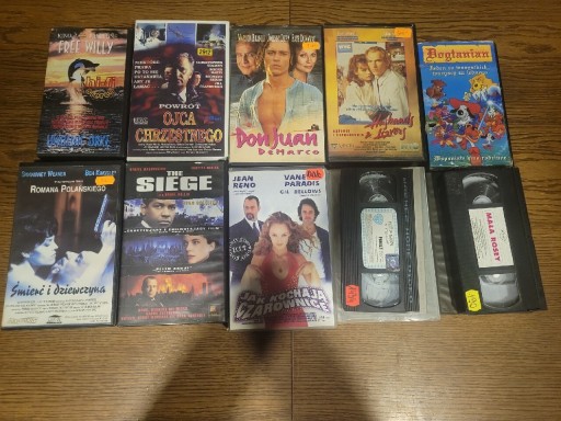 Zdjęcie oferty: Kasety VHS 10 sztuk, 5 złotych sztk. - zestaw nr15