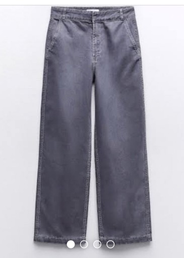 Zdjęcie oferty: Spodnie chinosy wysoki stan bawełna 40