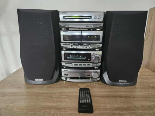 Zdjęcie oferty: Mocna wieża Kenwood A-H5 z CD, TAPE, bluetooth, pilot
