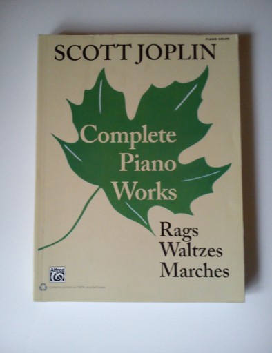 Zdjęcie oferty: Nuty Scott Joplin Complete Piano Works