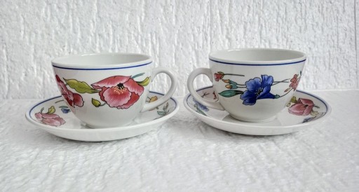 Zdjęcie oferty: 2 filiżanki z angielskiej porcelany Alpine Meadow 