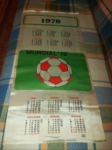 Zdjęcie oferty: Kalendarz rok 1978 Mondial PRL