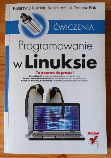 Zdjęcie oferty: Programowanie w Linuksie Katarzyna Kuźniar