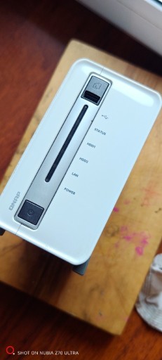 Zdjęcie oferty: Serwer NAD QNAP TS-212p 512MB DDR3 USB 3.2 2 x hdd dysk zewnętrzny