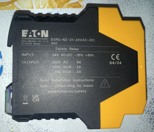 Zdjęcie oferty: Przekaźnik bezpieczeństwa ESR5-NZ-21-24VAC-DC 118703