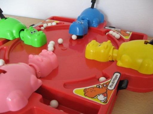 Zdjęcie oferty: Niemiecka gra zręcznościowa Głodne Hipopotamy