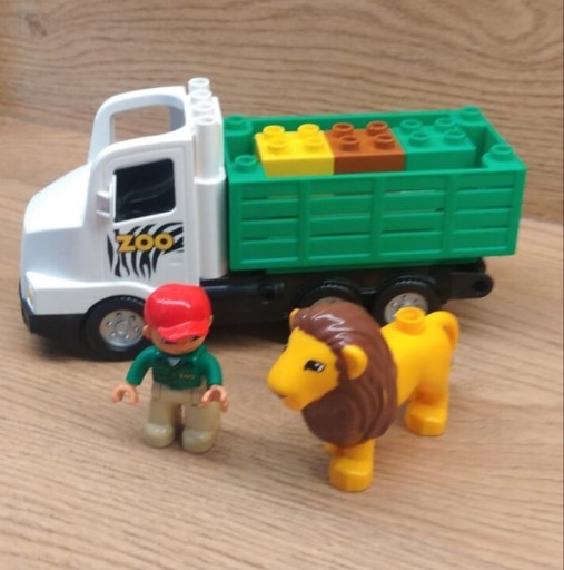 Zdjęcie oferty: Lego duplo Ciężarówka zoo z lwem