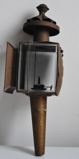 Zdjęcie oferty: Stara zabytkowa lampa powozowa