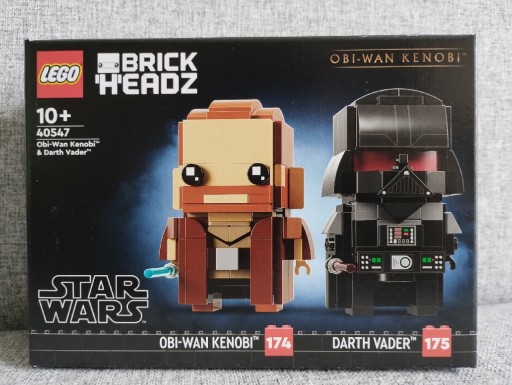 Zdjęcie oferty: LEGO 40547 BrickHeadz Obi-Wan Kenobi Darth Vader 