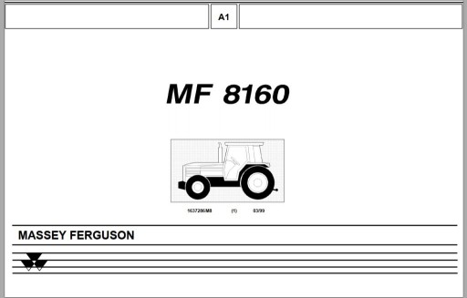 Zdjęcie oferty: Katalog części Massey Ferguson  MF 8160