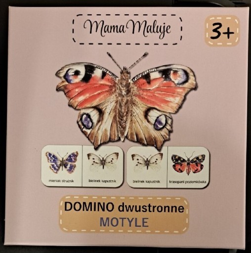 Zdjęcie oferty: Domino dwustronne Motyle