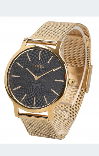 Zdjęcie oferty: Timex zegarek TW2T60800 Metropolitan Złoty Mesh 