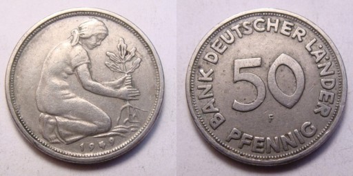 Zdjęcie oferty: Niemcy 50 fening 1949 r. F