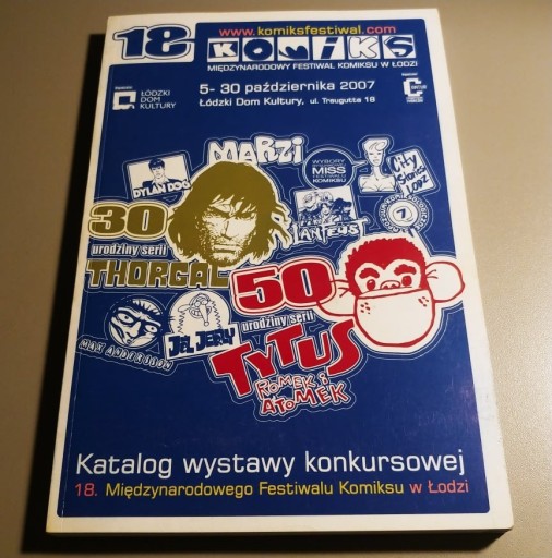 Zdjęcie oferty: Komiks 2007 Katalog festiwalowy 18 MFK Łódź