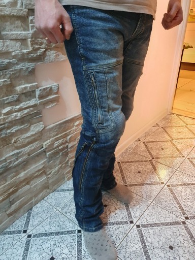 Zdjęcie oferty: Spodnie motocyklowe jeansy dzins M L 4biker