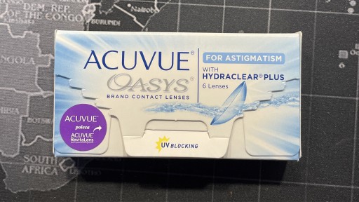 Zdjęcie oferty: Soczewki toryczne Acuvue Oasys -2.25/-1.25/170