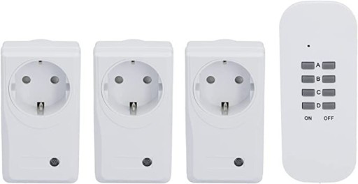Zdjęcie oferty: Gniazda zdalnie sterowane na pilota Unitec białe