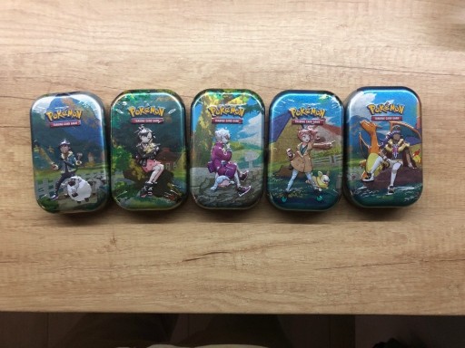 Zdjęcie oferty: Pokemon Crown zenith mini tins 5 sztuk puszki