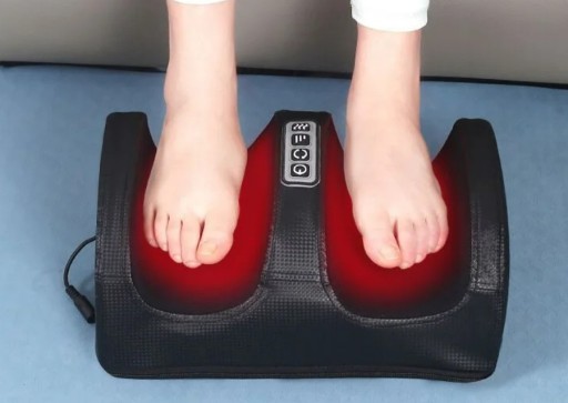 Zdjęcie oferty: MASAŻER STÓP elektryczny łydek nóg podgrzewany masaż relaksacyjny