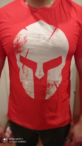 Zdjęcie oferty: Koszulka t-shirt nadruk Spartan hełm
