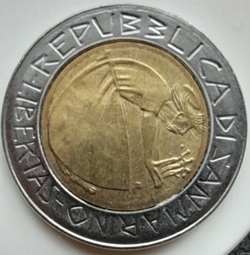 Zdjęcie oferty: San Marino - 500 lira - 1985
