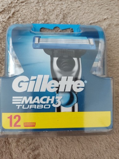 Zdjęcie oferty: Gillette MACH3 TURBO  wkłady 12 szt. NOWE ORYGINAŁ