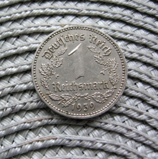 Zdjęcie oferty: Niemcy 1 Reichsmarka 1939r - A - Trzecia Rzesza