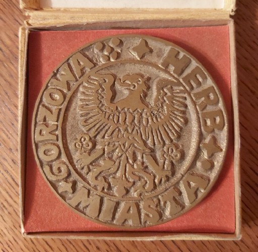 Zdjęcie oferty: Medal herb miasta Gorzowa XXw.