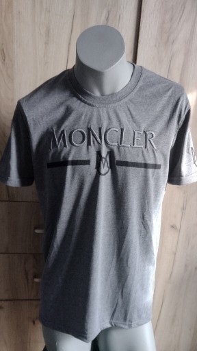 Zdjęcie oferty: T-shirt koszulka męska Moncler szara  r.L