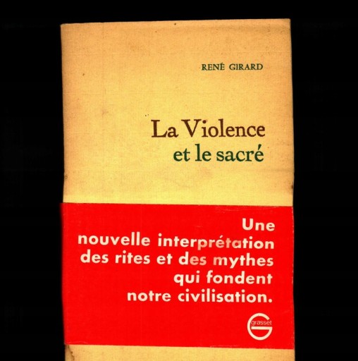 Zdjęcie oferty: Rene Girard, La violence et le sacre