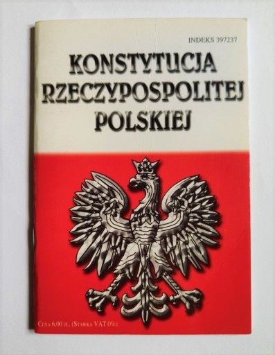 Zdjęcie oferty: J. W. Konstytucja Rzeczypospolitej Polskiej tekst