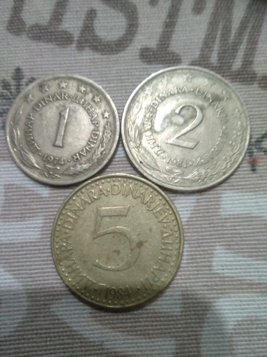 Zdjęcie oferty: zestaw monet Jugosławia 