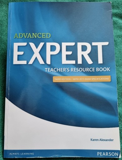 Zdjęcie oferty: Advanced Expert - Teacher's Resource Book - TB