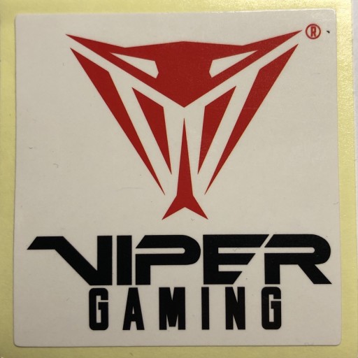 Zdjęcie oferty: Naklejka Viper Gaming