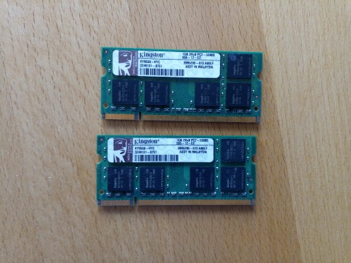 Zdjęcie oferty: Kingston  PC2-5300s 2x1gb 