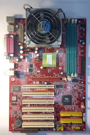 Zdjęcie oferty: Retro Płyta MSI KT4AV + Athlon XP 2500+
