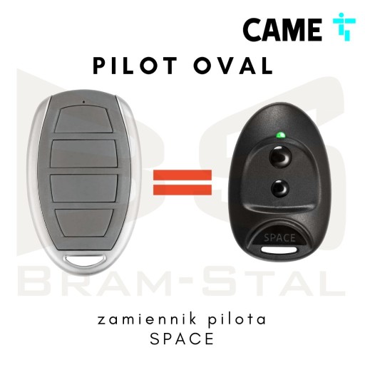 Zdjęcie oferty: Pilot OVAL zamiennik CAME SPACE