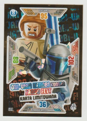 Zdjęcie oferty: LEGO STAR WARS OBI-WAN KENOBI KARTA LE15 LIMITED