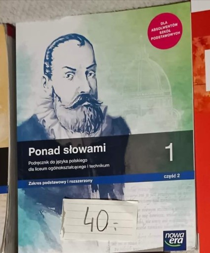 Zdjęcie oferty: Polski ponad słowami liceum technikum 1 klasa