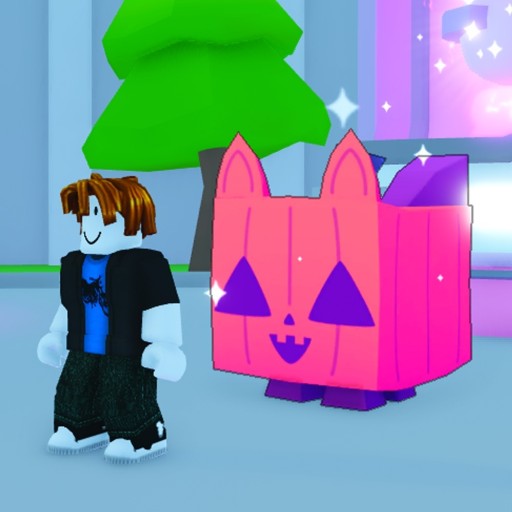 Rainbow Huge Pumpkin Cat Pet Simulator X Kraków Kup teraz na