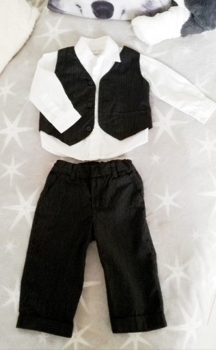 Zdjęcie oferty: H&M spodnie i kamizelka dla chłopca rozm. 80 9-12M