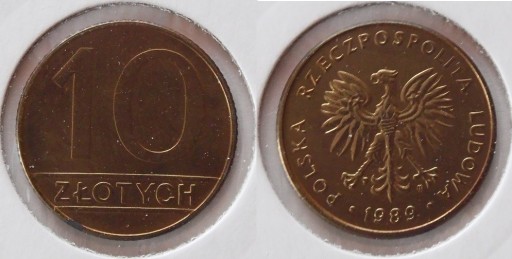 Zdjęcie oferty: Moneta 10 złotych 1989 r.