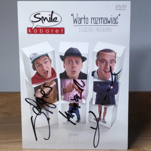 Płyta DVD Smile warto rozmawiać z autografami Białystok Kup teraz na Allegro Lokalnie